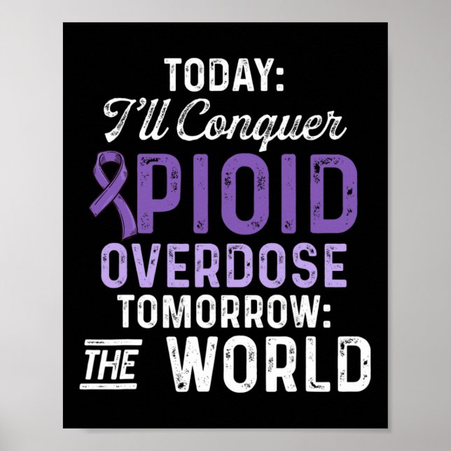 Opioide Überdosierung Sensibilisierung für den War Poster (Vorne)