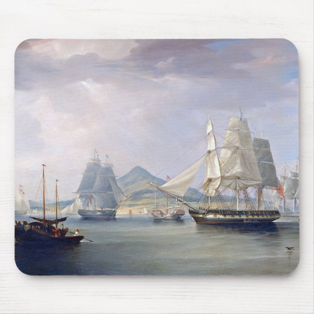 Opium Clipper Ships 1824 Mousepad (Vorne)