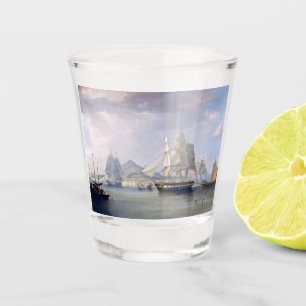 Opium Clipper Ships 1824 Schnapsglas