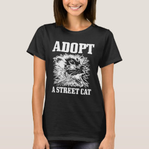 Opossum Adoptiert Eine Katze Vintage Possum 1 T-Shirt