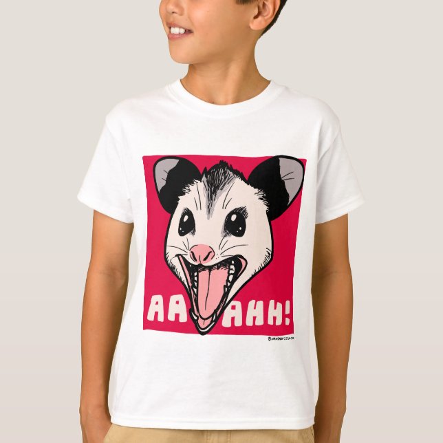 Opossum "AHHH"  T-Shirt (Vorderseite)