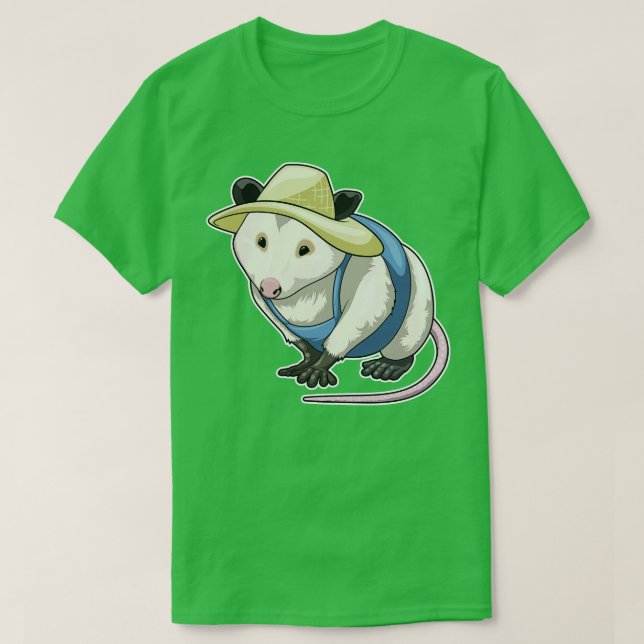 Opossum-Bauer T-Shirt (Design vorne)