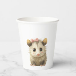 Opossum Birthday • Animal Party Cup Pappbecher