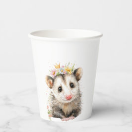 Opossum Birthday • Animal Party Cup Pappbecher