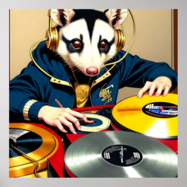 OPOSSUM DEE JAY POSTER
