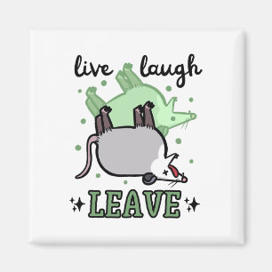 Opossum Funny Live Laugh Verließ Dunkler Spaß Poss Magnet
