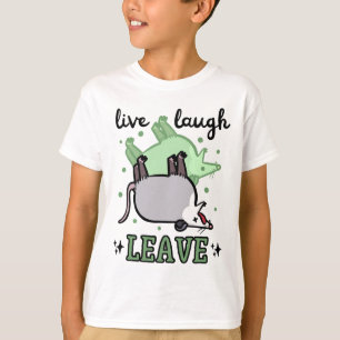 Opossum Funny Live Laugh Verließ Dunkler Spaß Poss T-Shirt