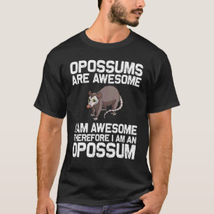 Opossum für Männer Phantastische Possum-Unterstütz T-Shirt