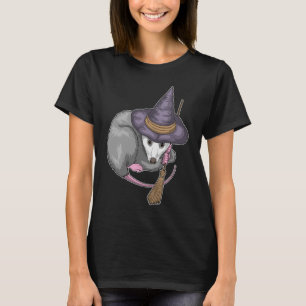 Opossum Halloween Hexe T-Shirt