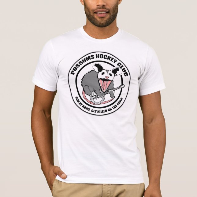Opossum-Hockey T-Shirt (Vorderseite)