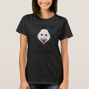 Opossum ich bin nicht traurig, das ist nur mein Ge T-Shirt