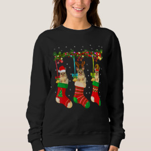 Opossum in Weihnachten Socken Weihnachten Weihnach Sweatshirt