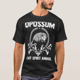 Opossum ist mein Spirit Animal Possum Fake Rat Cat T-Shirt