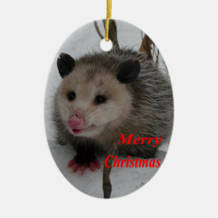 Opossum Keramikornament