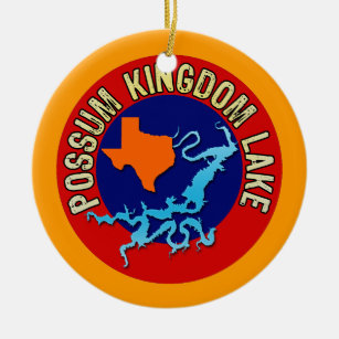 Opossum-Kingdom See, Texas Keramik Ornament