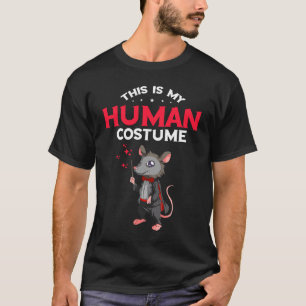 Opossum-Kostüm und Possum-Kostüm für Waschbär-Fan T-Shirt