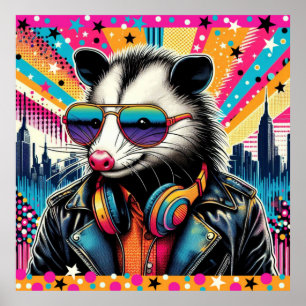 OPOSSUM-LEBEN IN DER STADT 4 POSTER