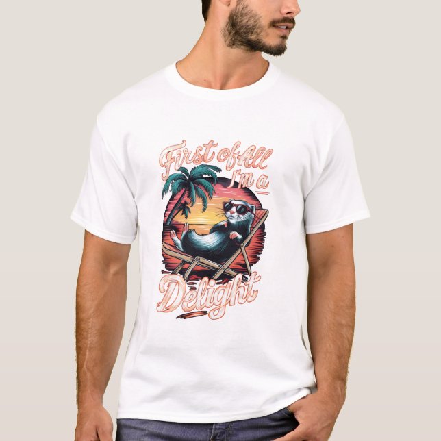 Opossum Possum Zunächst einmal bin ich T-Shirt (Vorderseite)