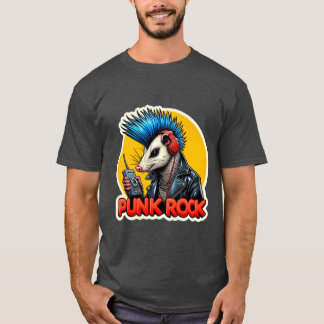 OPOSSUM PUNK ROCK BLAU 2 T-Shirt