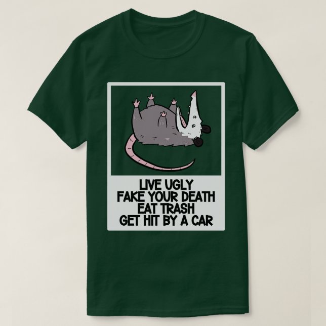 Opossum-Quotes 19 T-Shirt (Design vorne)