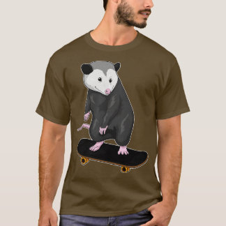 Opossum-Skater-Skateboard T-Shirt