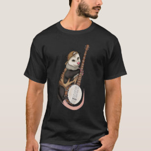 Opossum spielt Banjo possum T-Shirt