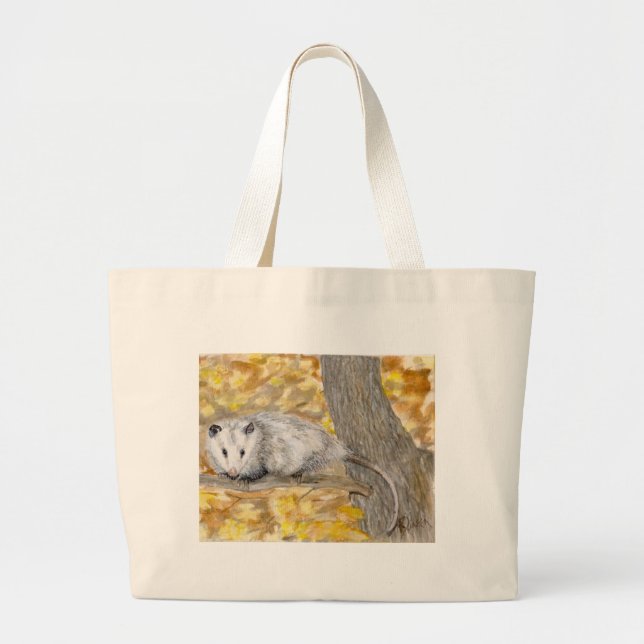 Opossum-Tasche Jumbo Stoffbeutel (Vorne)