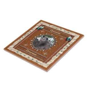 Opossum - Umleitung - Keramik Fliese