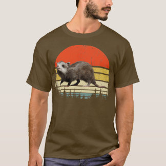 Opossum Vintag Retro Style Possum T-Shirt