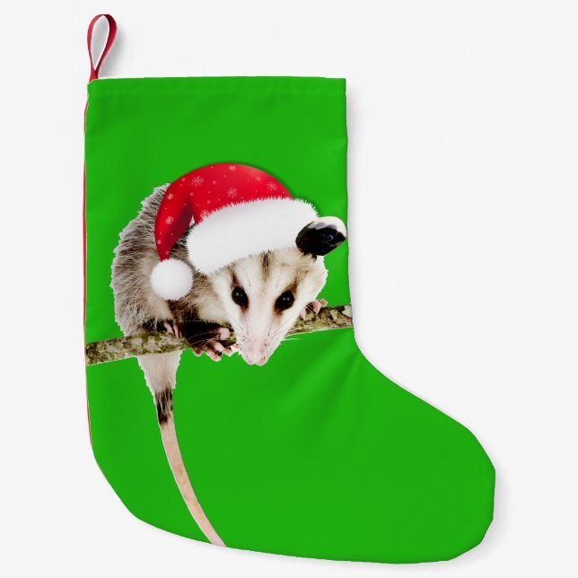 Opossum-WeihnachtsStrumpf Kleiner Weihnachtsstrumpf (Vorderseite)