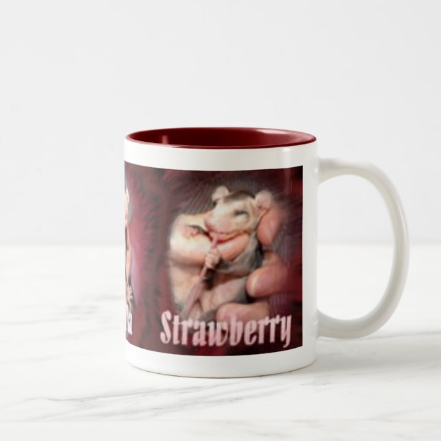 Opossum würzt Tassenkopie Zweifarbige Tasse (Rechts)