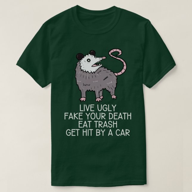 Opossum-Zitate 26 T-Shirt (Design vorne)