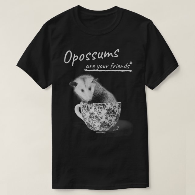 Opossummen sind deine Freunde T-Shirt (Design vorne)