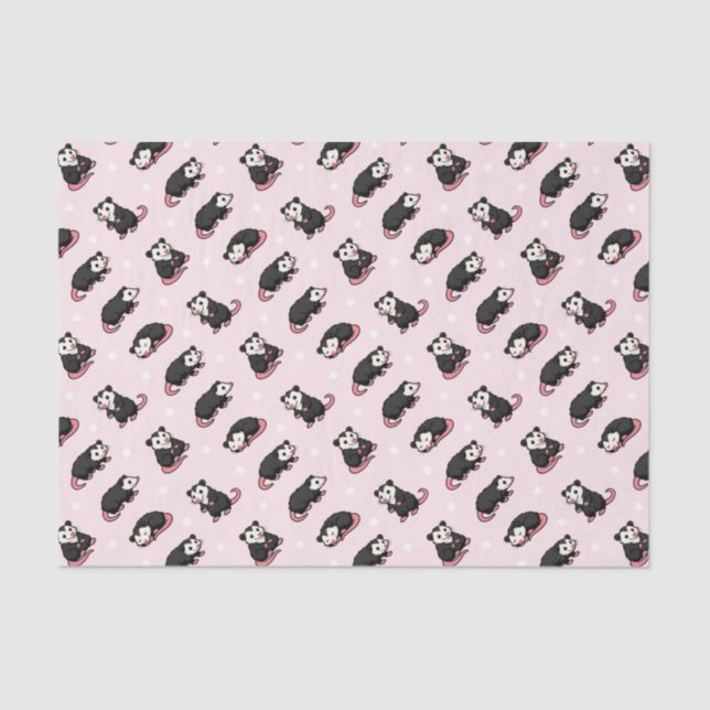 Opossums Seidenpapier (Vorderseite)