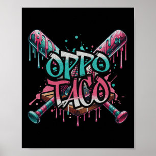 Oppo Taco Funny Bysebyll Eiscreme tropft Poster