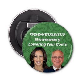 Opportunity Economy Harris Walz 2024 Flaschenöffner