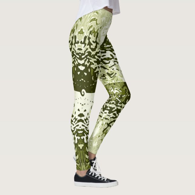 Opposites Attract Leaf Green Leggings (Rechts)