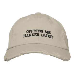 Oppress Me Harder Daddy Hat Bestickte Baseballkappe