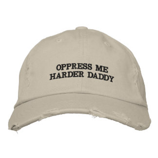 Oppress Me Harder Daddy Hat  Bestickte Baseballkappe