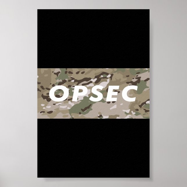 OPSEC - Betriebssicherheit Poster (Vorne)