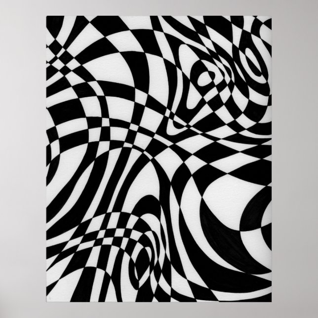 Optic #1 von Michael Moffa Poster (Vorne)