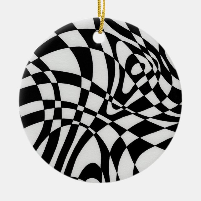 Optic #1a von Michael Moffa Keramikornament (Vorne)