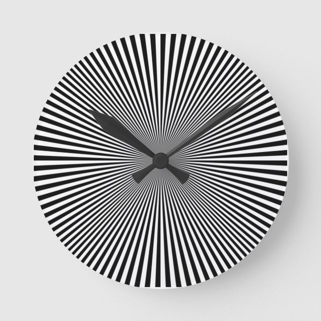 Optical-Illusion Runde Wanduhr (Vorderseite)