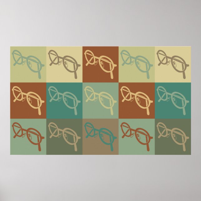 Optics Pop Art Poster (Vorne)
