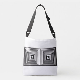 Optik durch Formen Crossbody Bag Tragetaschen Mit Langen Trägern