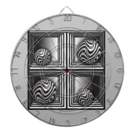 Optik durch Formen Dartscheibe