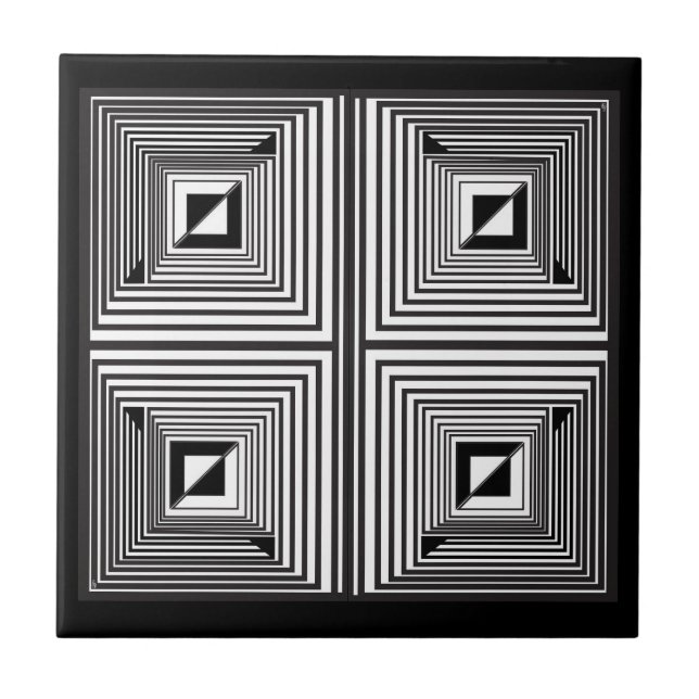 Optik durch Formen Fliese (Vorderseite)