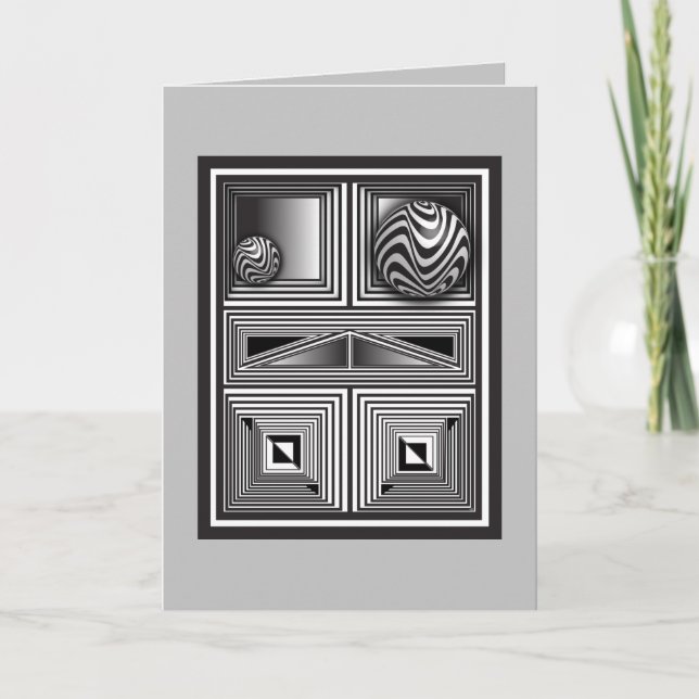 Optik durch Formen Karte (Vorderseite)