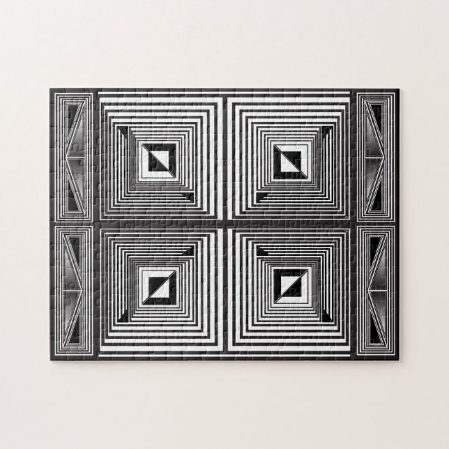 Optik durch Formen Puzzle (Horizontal)