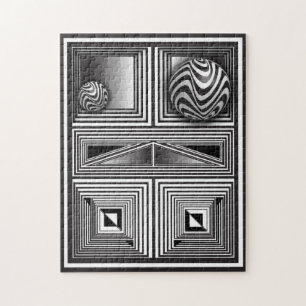 Optik durch Formen Puzzle